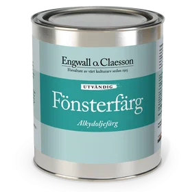 Engwall o. Claesson Alkyd Fönsterfärg Vit 1L