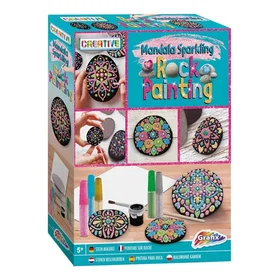 Grafix Stone Painting Mandala Sparkling Kunstsett