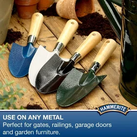Hammerite Metal Paint Smooth Black 1L