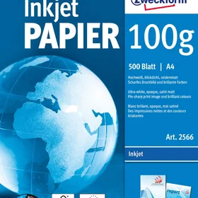 Bright White Avery Inkjet Paper vanlig papper 500 ark A4 100g/m²
