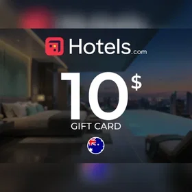 Hotels.com Gavekort 10 AUD