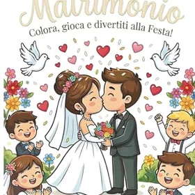 Libro Delle Attività Del Matrimonio Färgläggningsbok för Barn