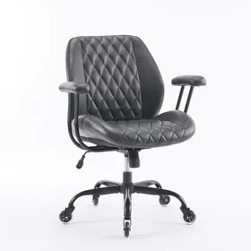 MODFU Chaise de bureau en cuir réglable