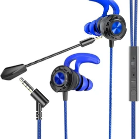 BENGOO G16 Gaming Earplugs med sladd in-ear hörlurar headset mikrofon