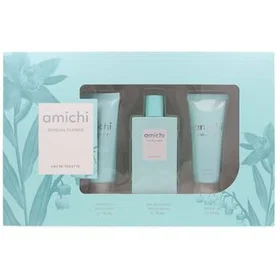 Amichi Sensual Flower Eau De Toilette Perfume Set (3 Pieces)