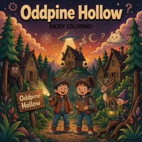 Oddpine Hollow Färgläggningsbok