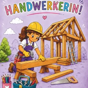 Ich Bin Handwerkerin!: Ausmalbuch Mit Handwerksberufen Für Kinder Ab 4 Jahren Färgläggbok