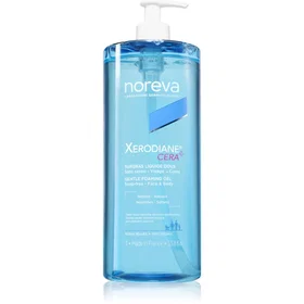 Noreva Xerodiane Cera Gentle Foaming gel Mild rengörande gel Kroppstvätt 1000ml