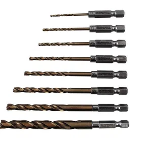 Faithfull Quick Change Impact Drill Bit Set 8pcs FAIQCSET8