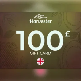 Harvester Gavekort 100 GBP