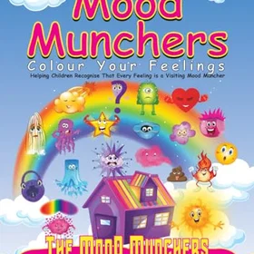 Books Mood Munchers Colour Your Feelings Färgläggningsbok för Barn