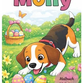 molly Und Die Osterüberraschung Färgläggningsbok för Barn