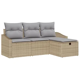 vidaXL Sofagruppe med Pute 4 Deler 3360581