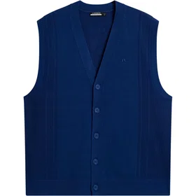 J.Lindeberg Markus Stickad Vest (Herr)