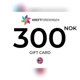 Kreftforeningen Gavekort 300 NOK