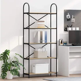 vidaXL Sonoma Oak Bokhylla 80x30x183cm (4-pack)
