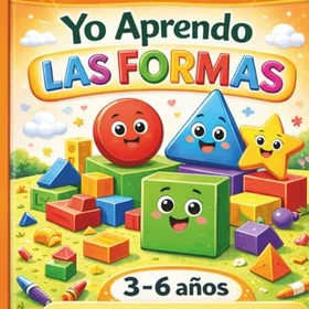 YO Aprendo Las Formas Färgläggningsbok för barn