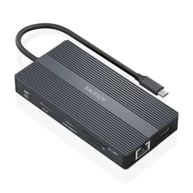 AISENS ASUC-12P017-GR USB 3.2 Gen 1 (3.1 Gen 1) Type-C Dockningsstation