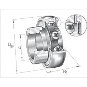 INA Kit de roulement de roue GRAE20-XL-NPP-B