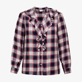 Only CarHalle Ruffle Check Skjorte 2-Pack (Dame)