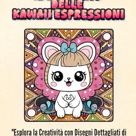 Quaderno Scopri il Mondo Incantato degli Animali Kawaii Coloring Book