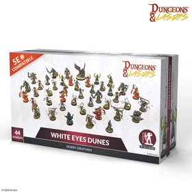Dungeons White Eyes Dunes Desert Creatures