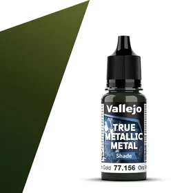 Vallejo True Metallic Metal Shade Greenish Gold (77.156)