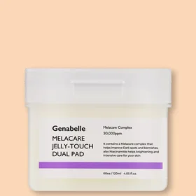 Genabelle Melacare Jelly Touch Dual Pad Rengjøringspads 120ml 60pcs