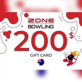 Zone Bowling Carte Cadeau 200 AUD