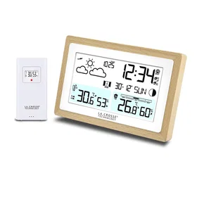 La Crosse Technology Weather station contour wood WS6282