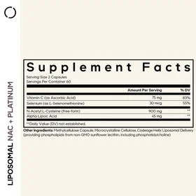Codeage Liposomal NAC+ Platinum 120 Kapslar