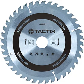 Tactix Sirkelsagblad 216x30mm 60TPI