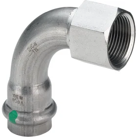 Sanpress Inox Rustfrit stål Adapter Albue 90° 28mmx1"