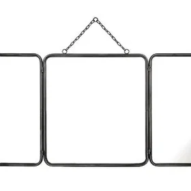 CERRONE Miroir de barbier vintage métal 112x60cm