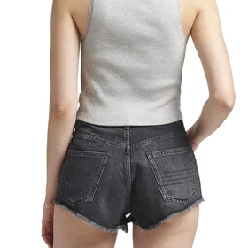 Superdry Vintage High Rise Denim Shorts (Femme)