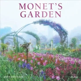 Browntrout Monets Garden Fyrkantig kalender 2025 12 x 24 Inch