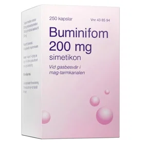 Buminifom 200 mg 250 kapslar