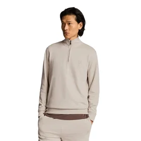 Lyle & Scott Superfine Halvdragad Sweatshirt (Herr)