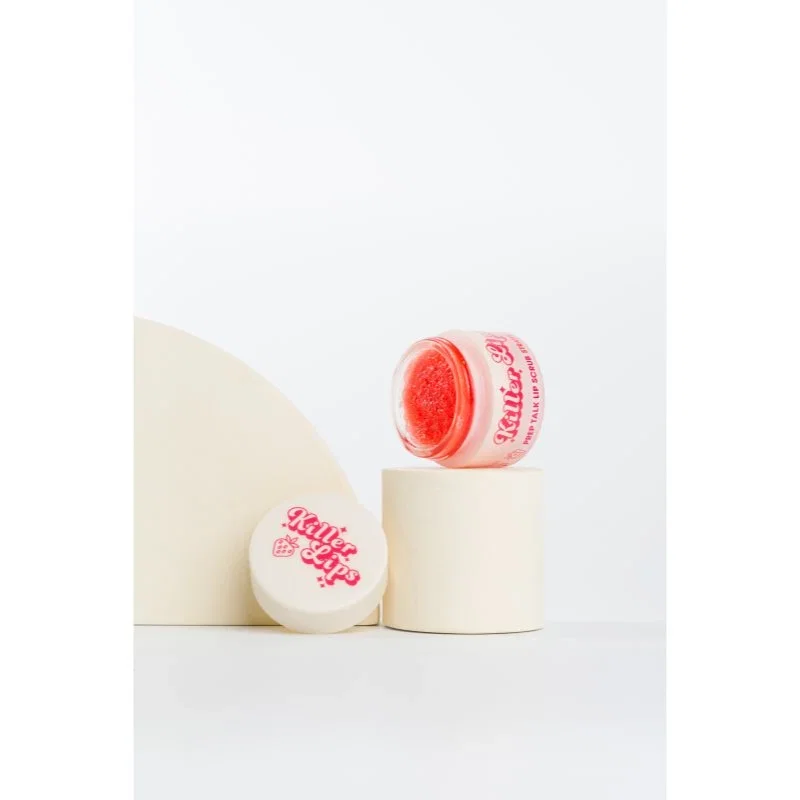 Killer Lips Prep Talk Lip Scrub Strawberry 16g