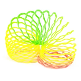 Toi-Toys Bølget Regnbue spiralfjær