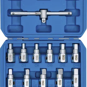BGS Technic 1017 Socket Set Universal Oil Drain 12pcs