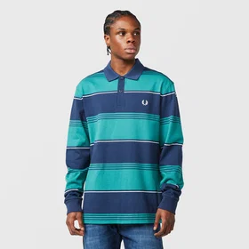 Fred Perry Raitad Långärmad Polo Skjorta (Herr)