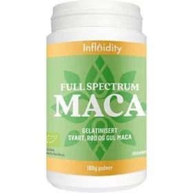 MSM Norge Influidity Økologisk Full Spektrum Maca Pulver 180g