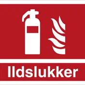 D-S Branläckare skylt i hård plast 297 x 210 mm