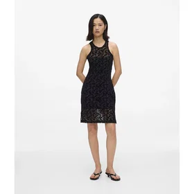 Karl Lagerfeld B3w13004 Flocked Floral AOP Kjole