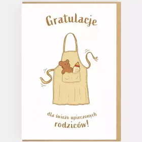 Nadwyraz.com Congratulations to the newly born parents card