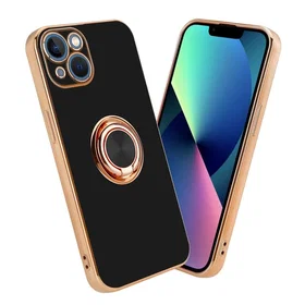 Cadorabo TPU Silicone Case with Ring for Apple iPhone 14 Plus