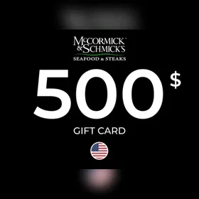 McCormick & Schmick's Gavekort 500 USD