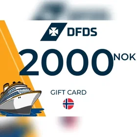 DFDS Gavekort 2000 NOK
