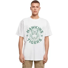 MERCHCODE Stranger Things Hawkins Tigers Oversized Kortærmet T-shirt (Herre)